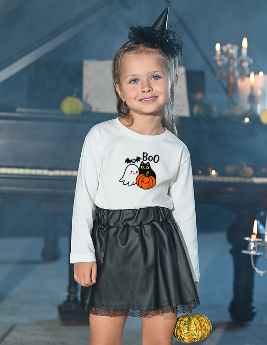 Лонгслив Лінк білий Boo Friends Лонгслив Лінк білий Boo Friends