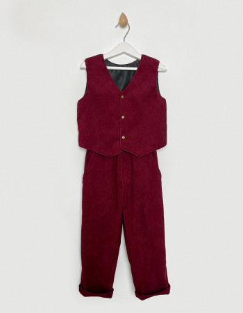 Костюм Чарлі бордовий