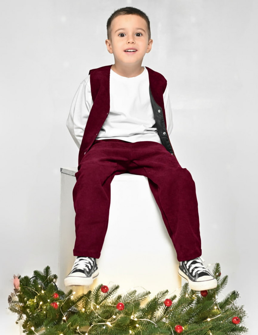 Костюм Чарлі бордовий