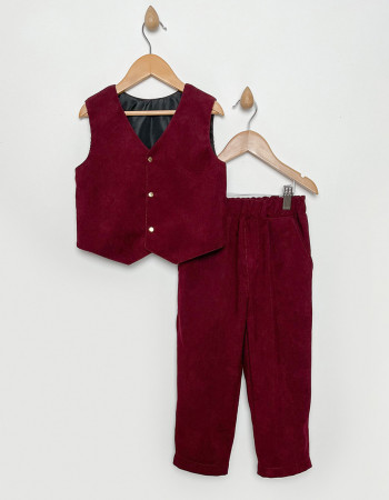 Костюм Чарлі бордовий
