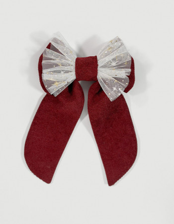 Аксесуар-бант Меріленд бордовий