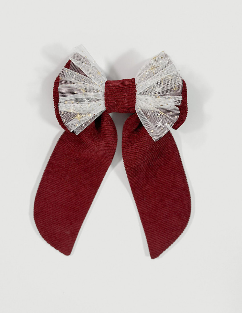 Аксесуар-бант Меріленд бордовий