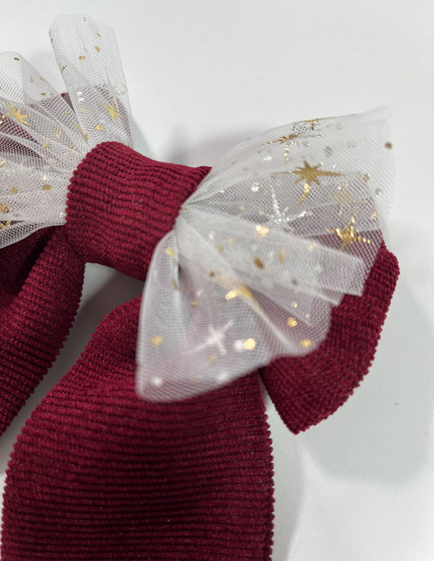 Аксесуар-бант Меріленд бордовий