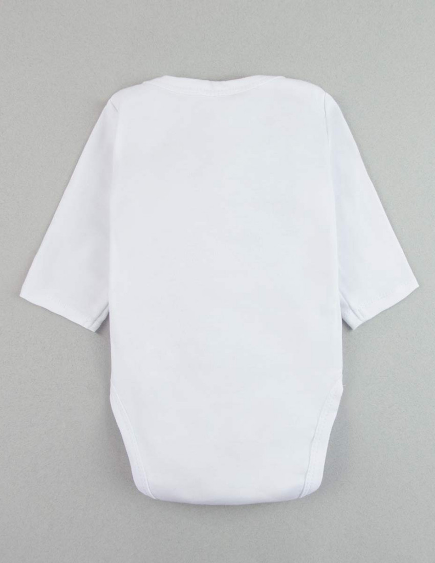 Боді білий з довгим рукавом Милий коник