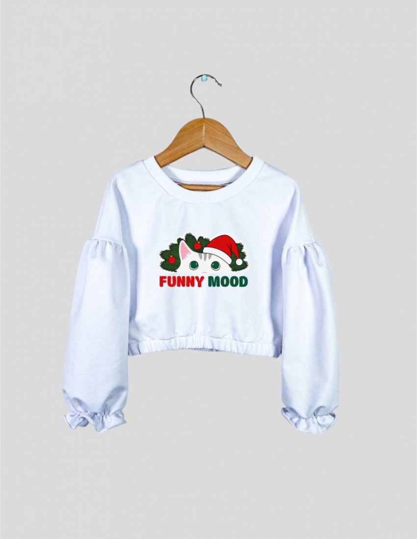 Джемпер Дейзі білий Funny mood Різдвяний