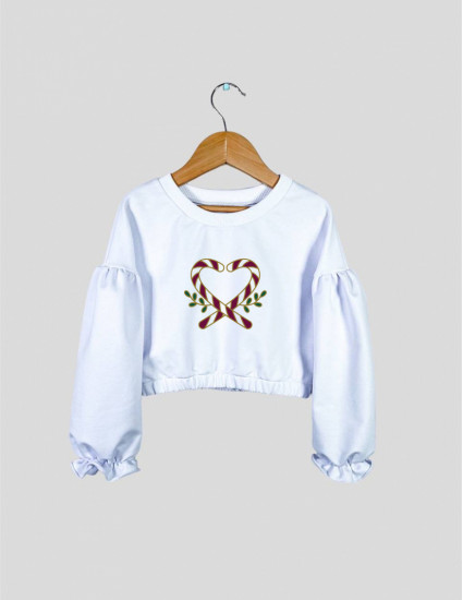 Джемпер Дейзі білий Солодке серденько