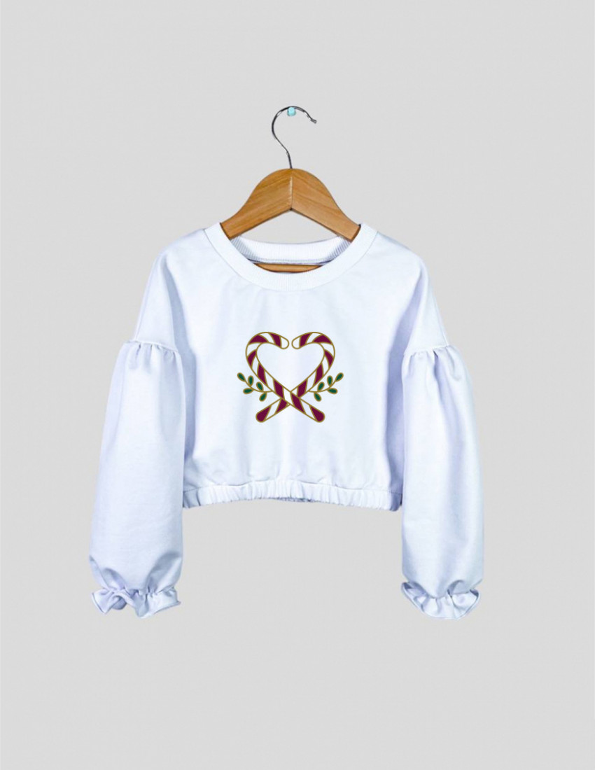 Джемпер Дейзі білий Солодке серденько