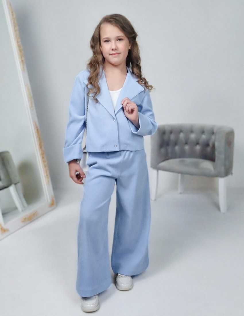 Костюм Скарлет блакитний