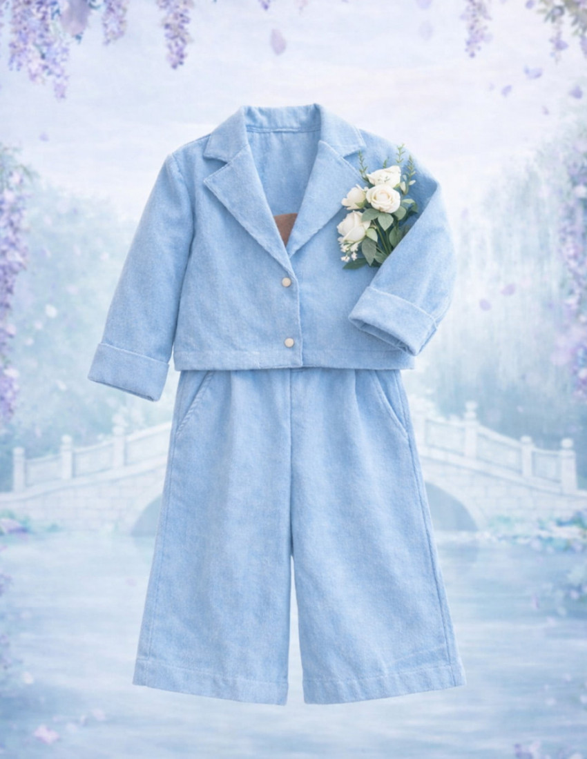 Костюм Скарлет блакитний