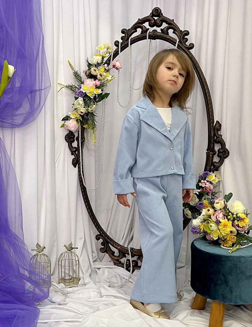 Костюм Скарлет блакитний