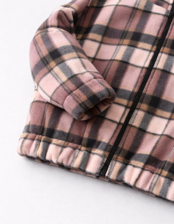 Картата фліска Френлі рожева з чорним