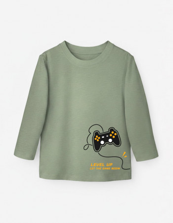 Лонгслів Лінк оливка Level Up