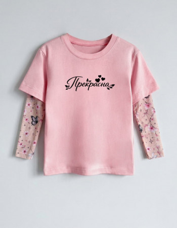 Футболка Дрейк з тату-рукавами Сакура Прекрасна