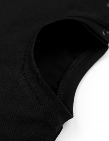 Футболка Овер чорна Маааам