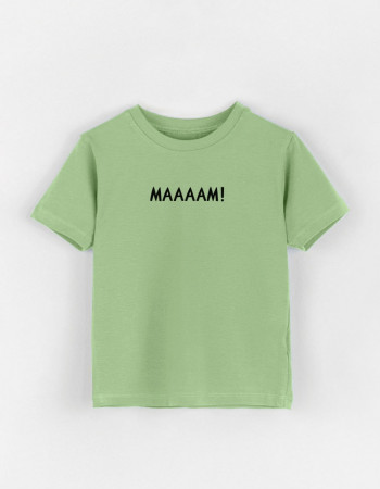 Футболка Овер фісташка Маааам