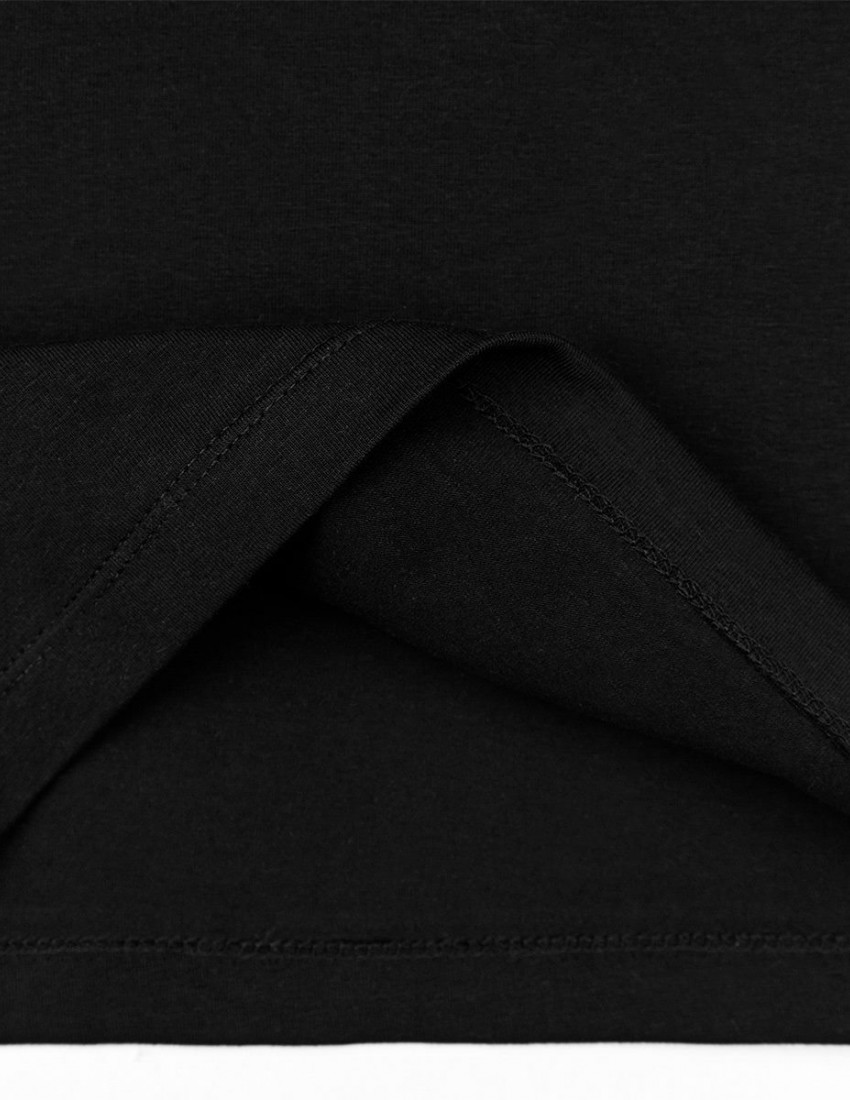 Футболка Овер чорна Не ну ти гля