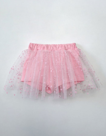 Шорти-спідниця Bloom рожеві