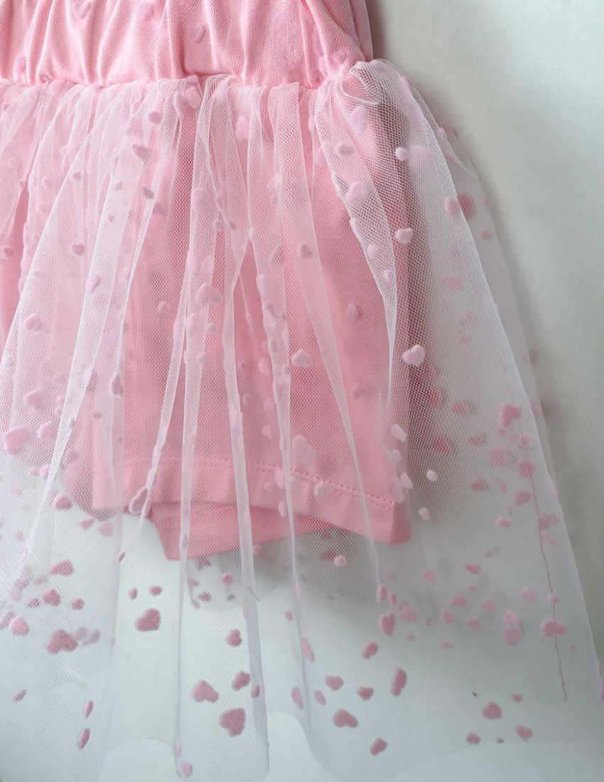 Шорти-спідниця Bloom рожеві