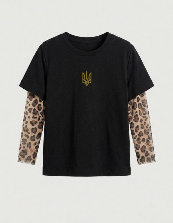 Футболка Дрейк з тату-рукавами Wild Тризуб