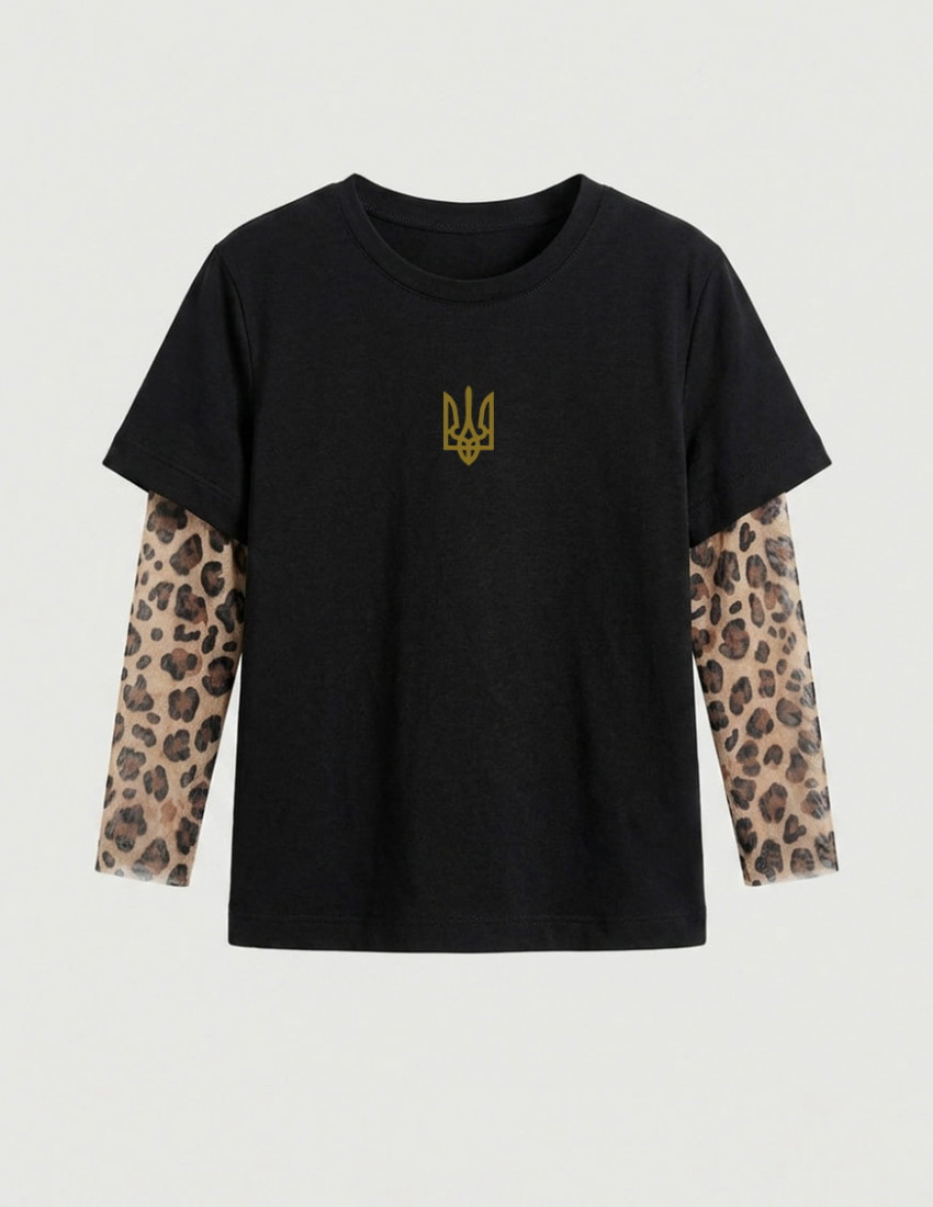 Футболка Дрейк з тату-рукавами Wild Тризуб