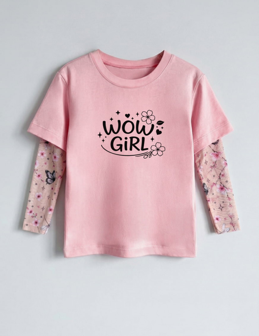 Футболка Дрейк з тату-рукавами Сакура Wow Girl
