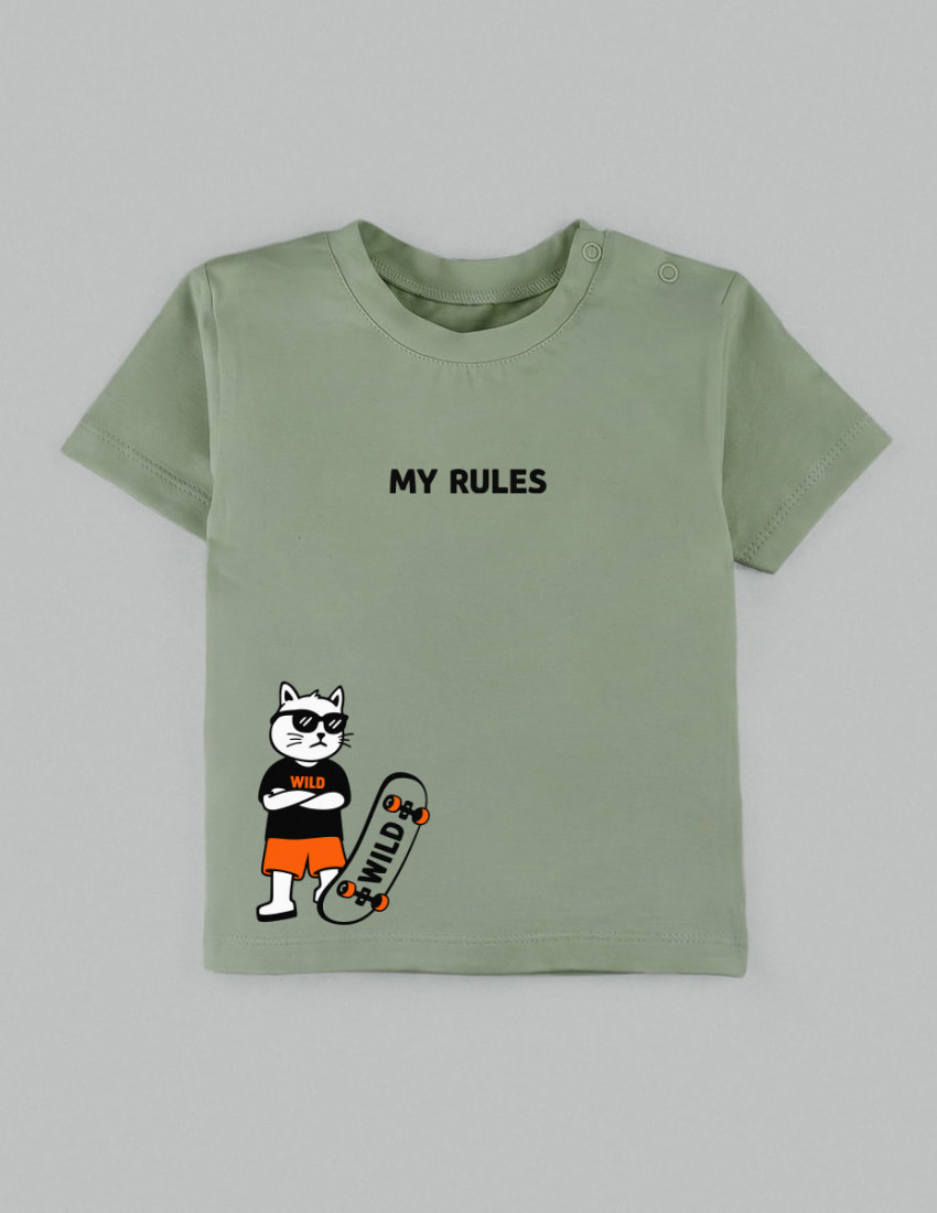Футболка Овер оливка My Rules