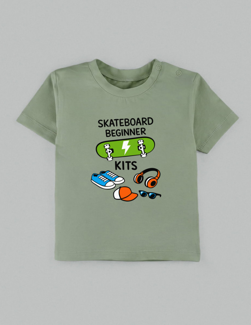 Футболка Овер оливка Skateboard Beginner Kits