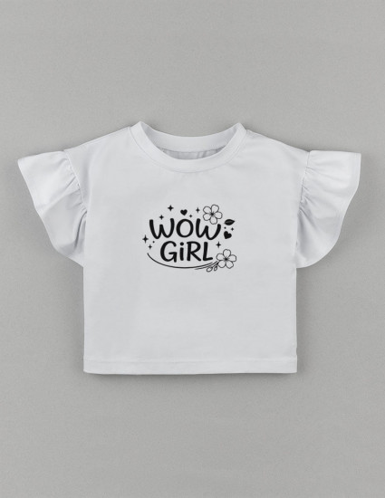 Футболка Фоксі біла Wow Girl
