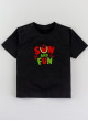 Футболка Овер чорна Sun and Fun