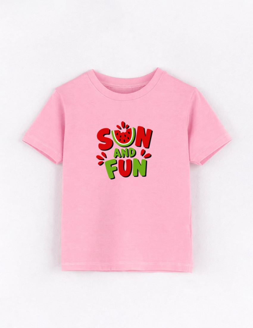 Футболка Овер рожева Sun and Fun