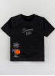 Футболка Овер чорна Summer Vibe