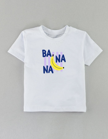 Футболка Овер біла Banana