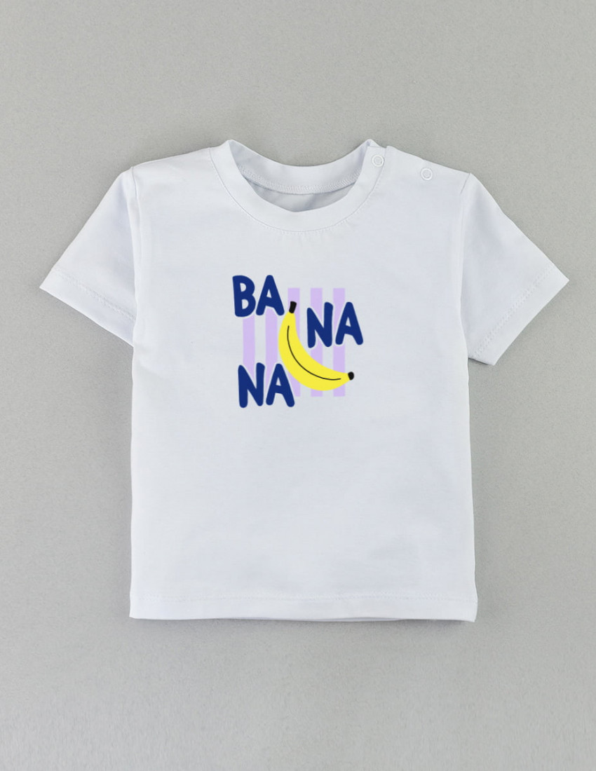 Футболка Овер біла Banana