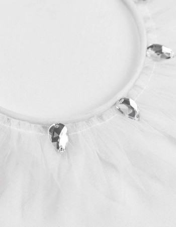 Корона Сніжинки біла