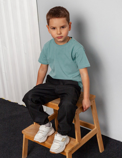 Футболка Овер сіро-зелена Футболка Овер сіро-зелена