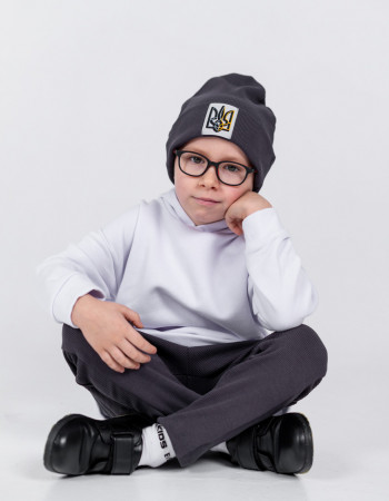 Шапка Шейд тризуб графітова