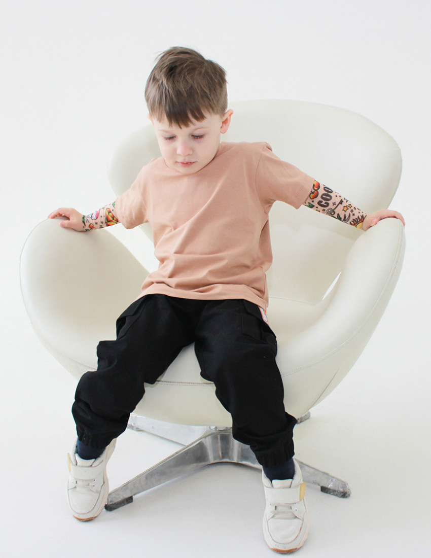 Футболка Дрейк з тату рукавами tattoo style Футболка Дрейк з тату рукавами tattoo style