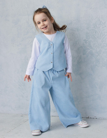 Костюм Леона світло-блакитний