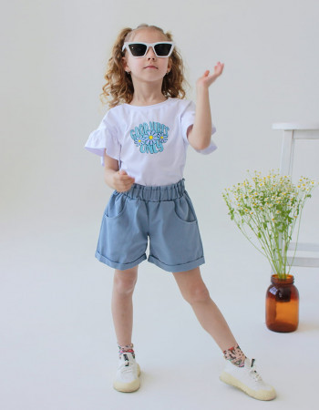 Шорти Діна блакитні