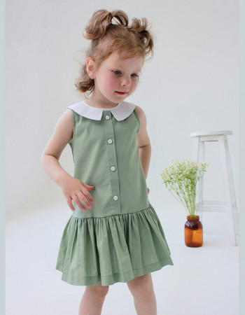 Сукня Лінда зелена полинь