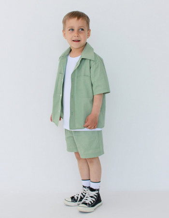 Шорти Лендон зелена полинь