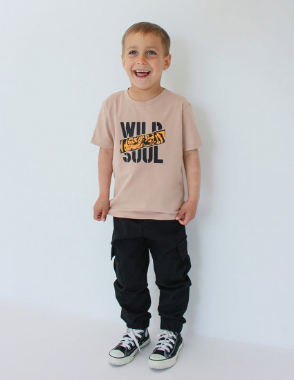 Футболка Овер тілесна Wild soul