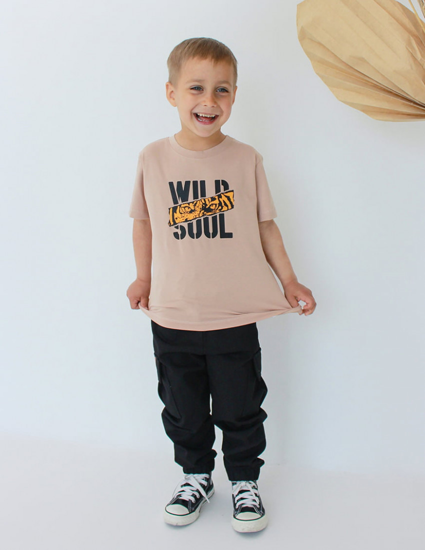 Футболка Овер тілесна Wild soul Футболка Овер тілесна Wild soul